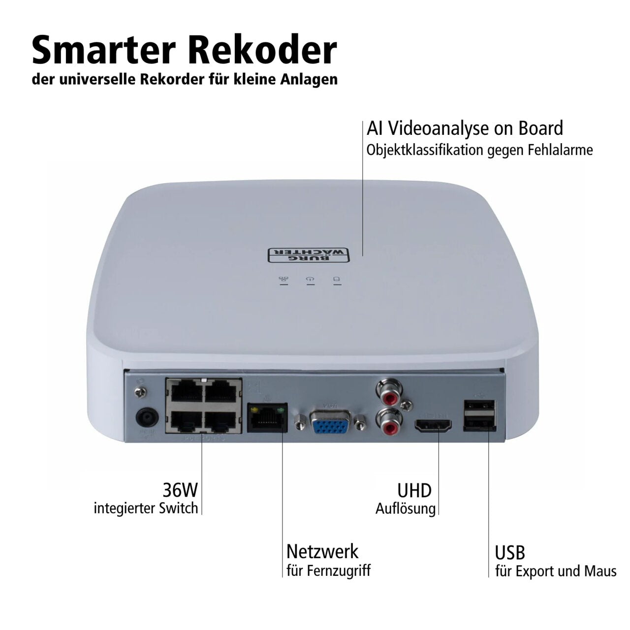 burg-w-chter-basic-set-plus-kit-videosorveglianza-ip-4-canali-1tb image 4