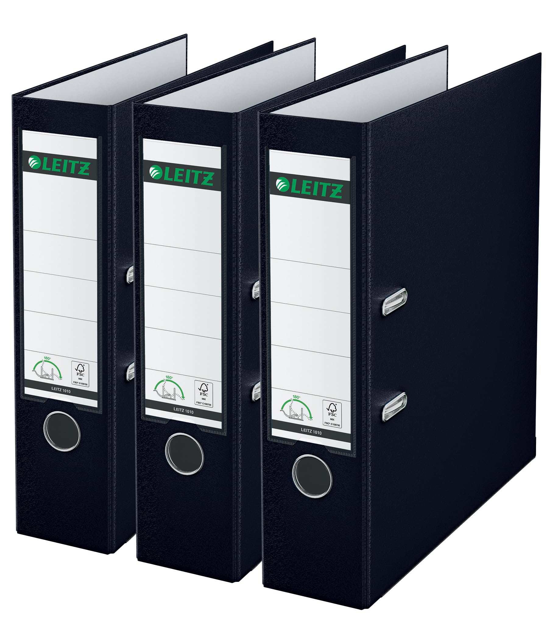leitz-180-raccoglitore-a-leva-a4-dorso-80-mm-nero-confezione-da-3-pezzi image 1
