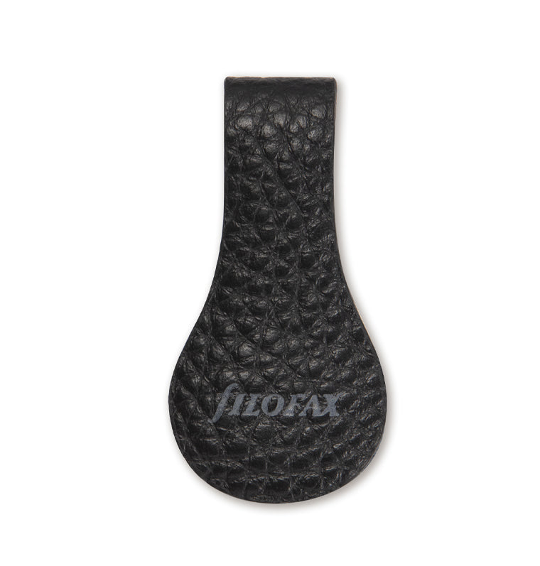 filofax-clip-magnetica-in-pelle-nero-e-grigio image 1