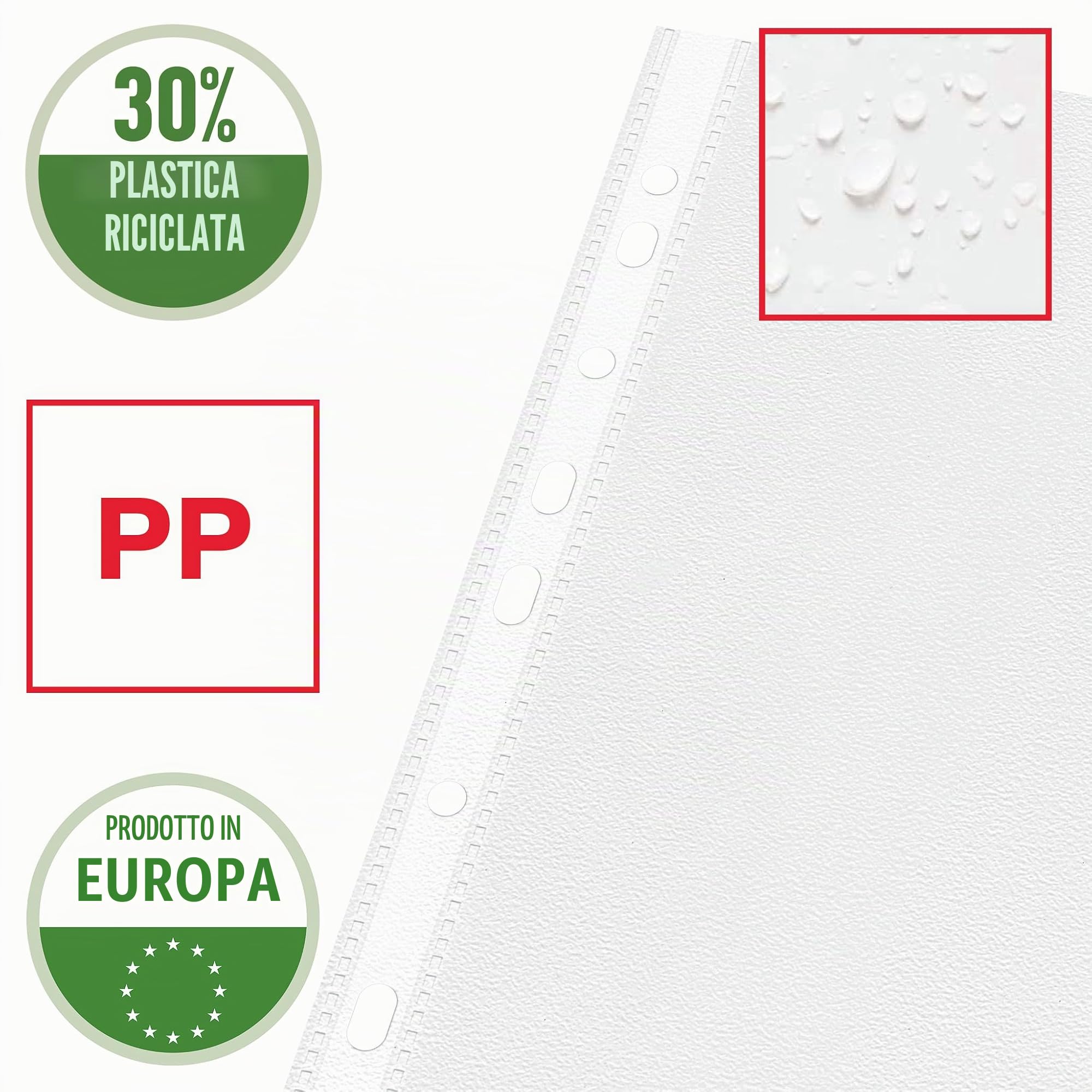 esselte-buste-perforate-a3-trasparenti-opache-85-mic-conf-50-pz image 3
