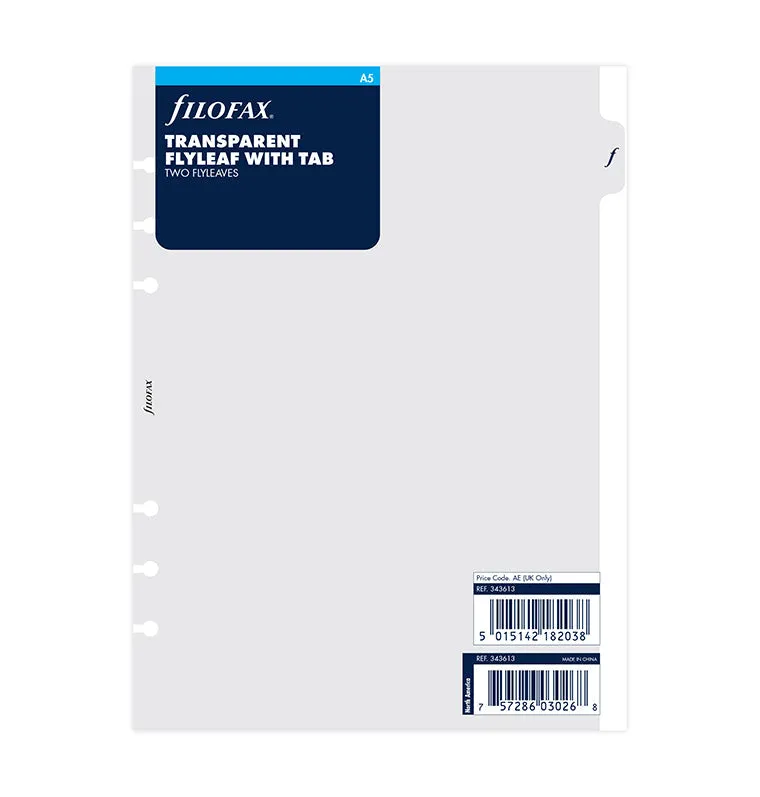 filofax-divisorio-rigido-trasparente-con-tab-a5 image 1