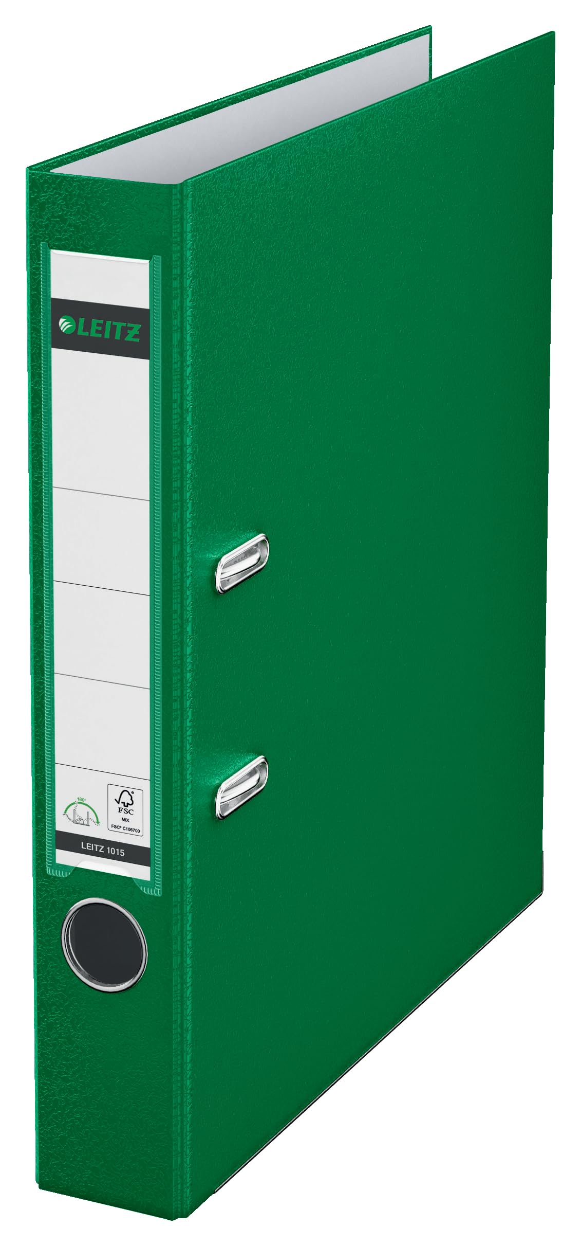 leitz-registratore-180-plastica-verde-dorso-52-mm-a4 image 1