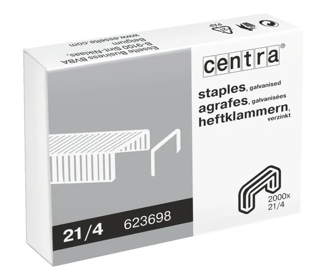 esselte-centra-punti-metallici-21-4-n-8-per-cucitrice-confezione-2000-pezzi-6236 image 1