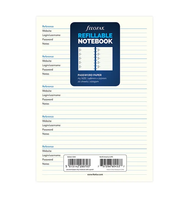 filofax-the-original-notebook-a5-ricarica-password image 1