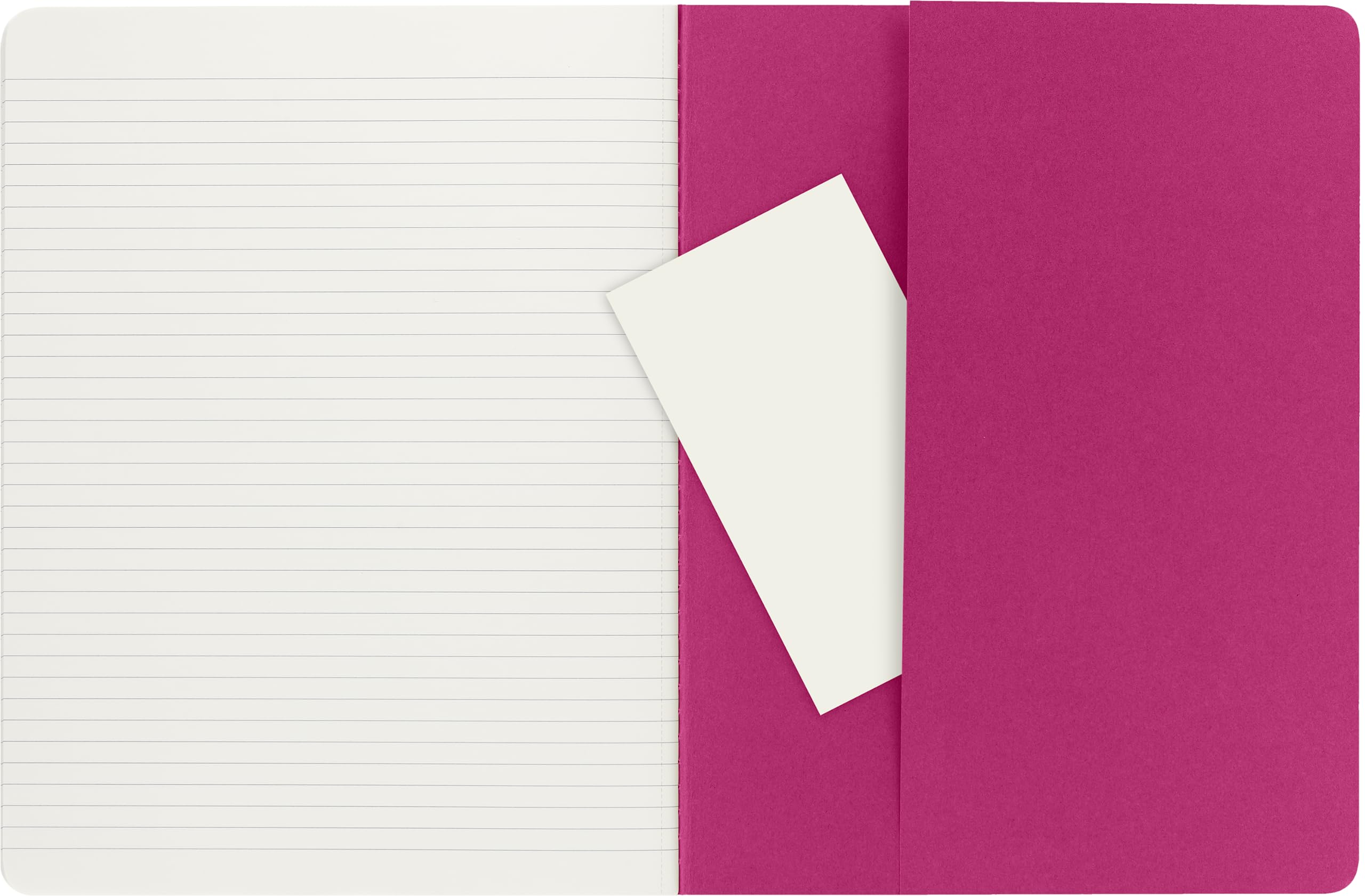 moleskine-cahier-journal-extra-large-19x25-cm-righe-rosa-set-3-quaderni image 5