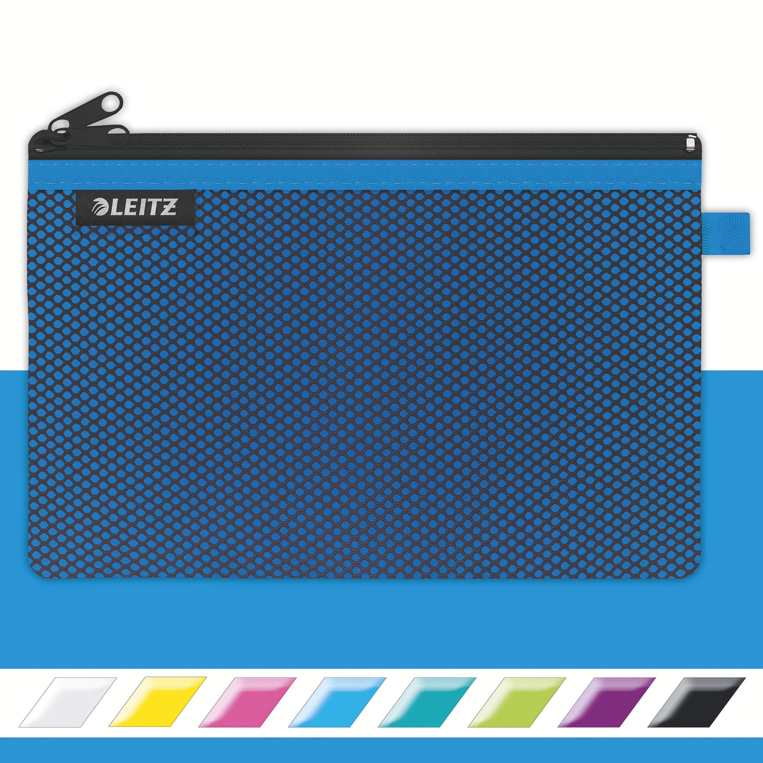 leitz-wow-astuccio-a-2-scomparti-formato-l-23x15-cm-blu-40130036 image 1