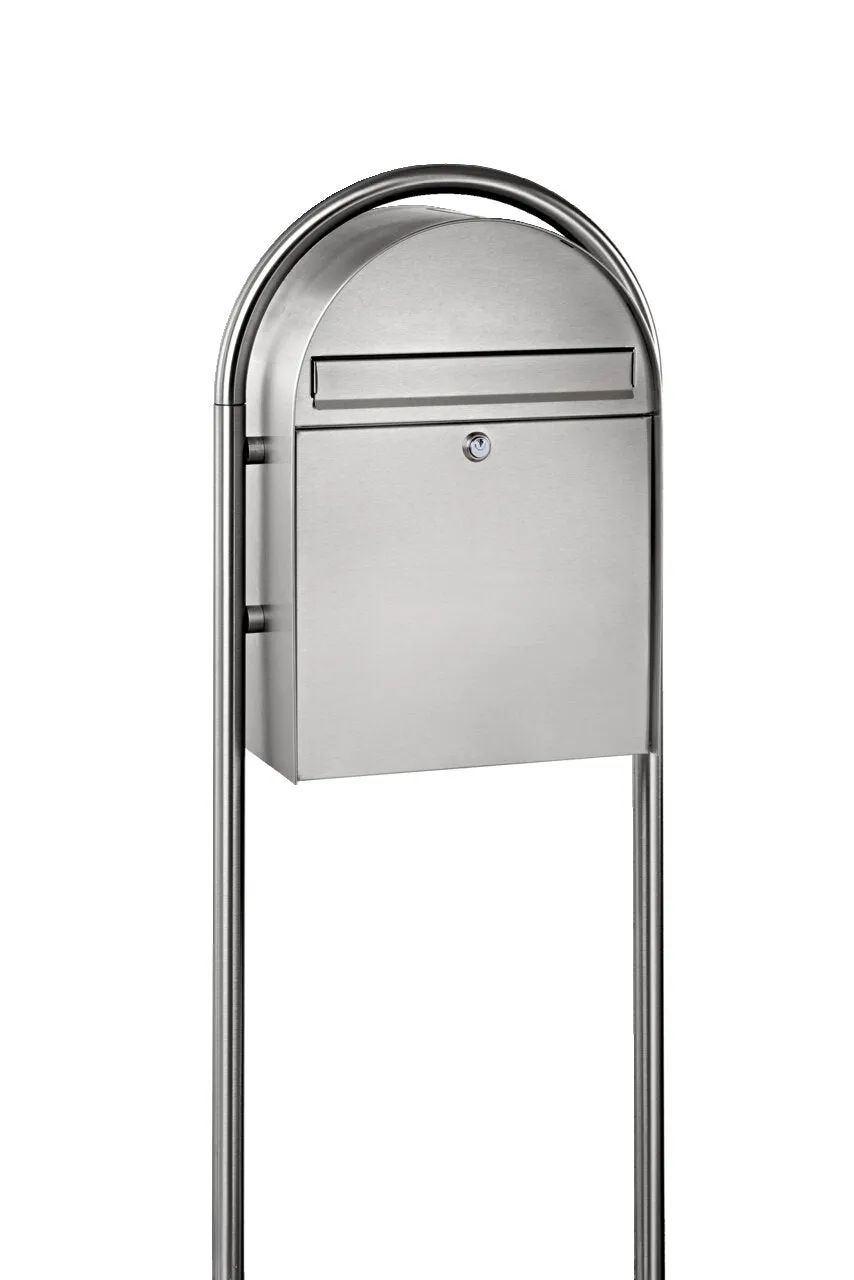 burg-w-chter-nordic-st-nder-3785-ni-supporto-in-acciaio-inox-per-cassetta-postal image 1