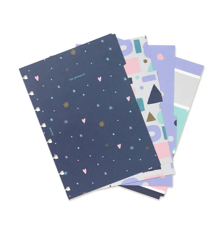 filofax-good-vibes-divisori-per-notebook-a5-set-6-in-plastica image 1