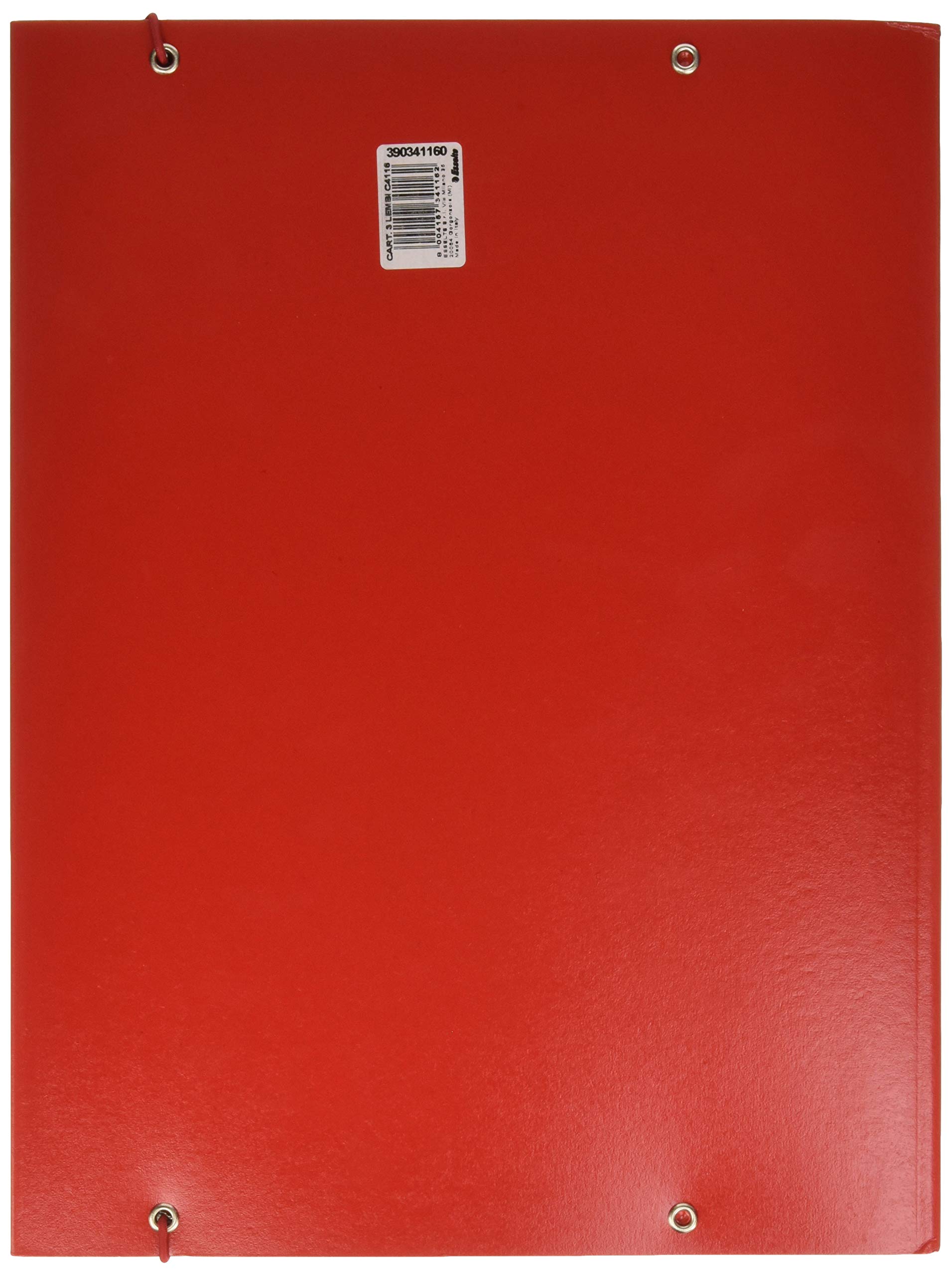 esselte-linear-cartella-a-3-lembi-25x35-cm-presspan-rosso-confezione-da-5 image 2