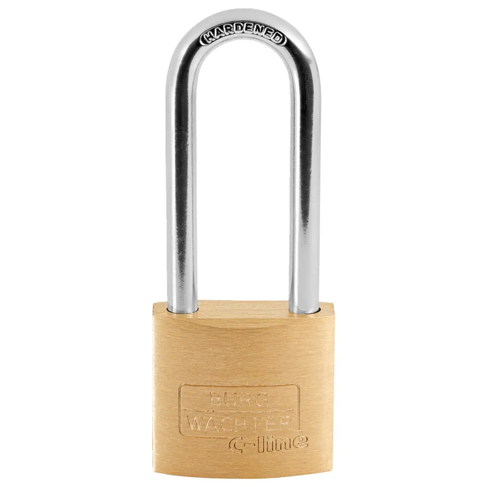 burg-w-chter-222-hb-30-45-lucchetto-a-cilindro-in-ottone-arco-alto image 1