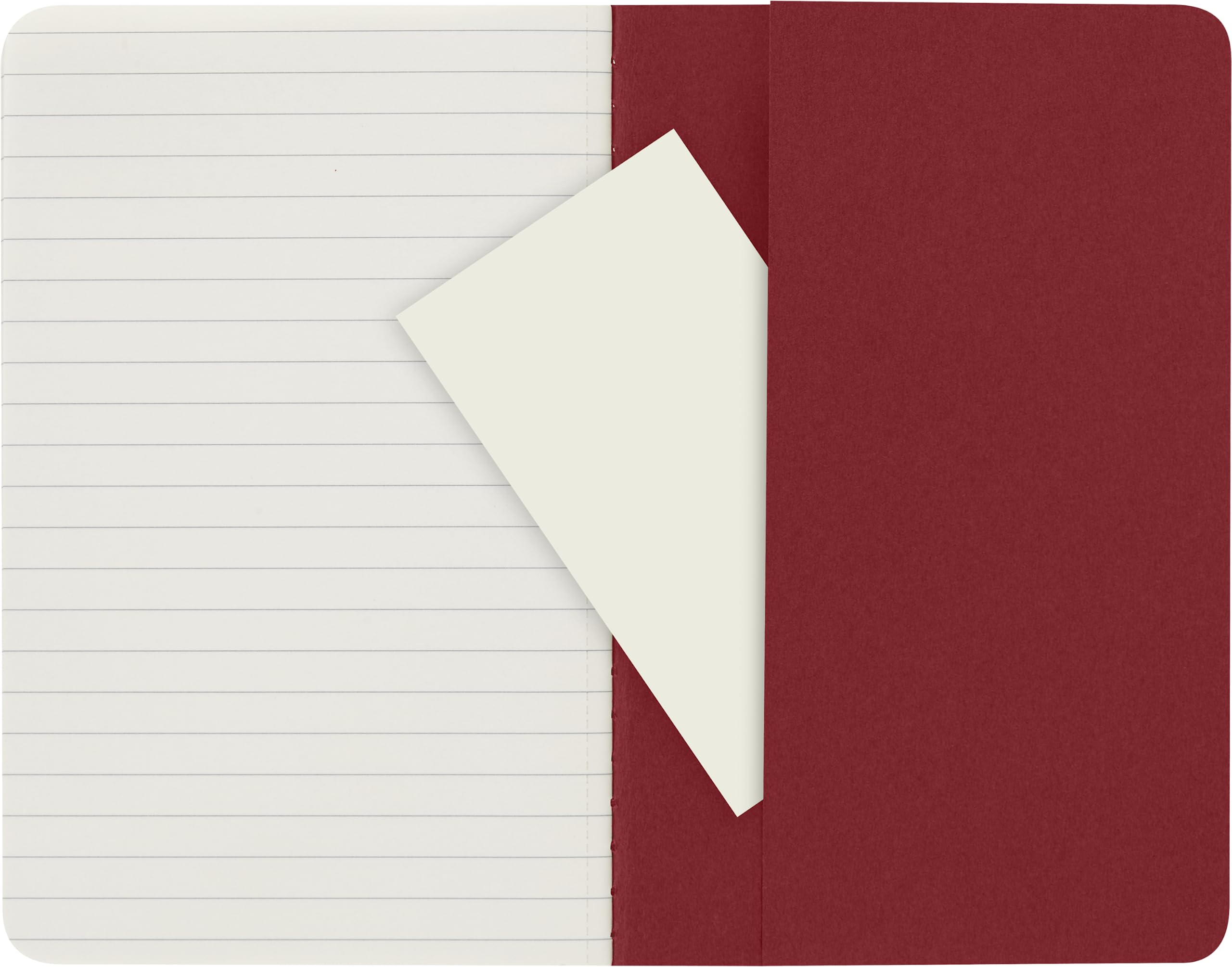 moleskine-cahier-journal-set-3-quaderni-pocket-9x14-cm-righe-rosso image 6