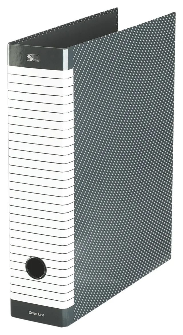 esselte-delsoline-g13-registratore-commerciale-dorso-8-cm-grigio image 1