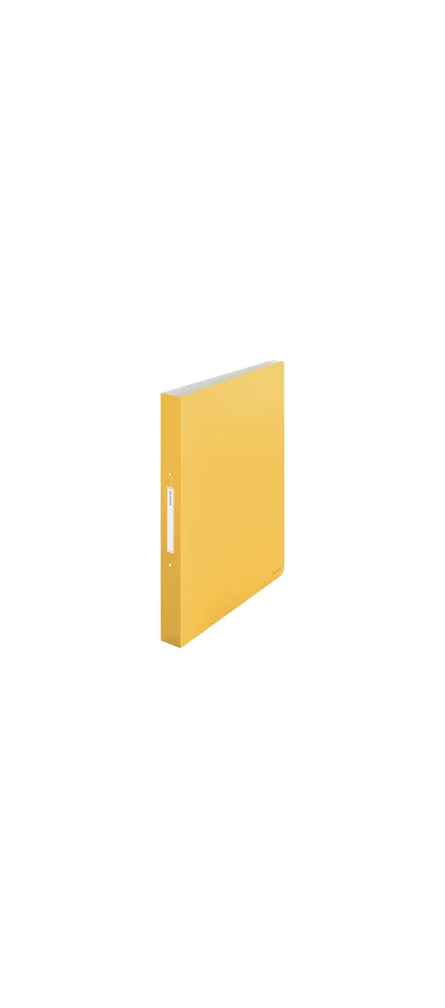 leitz-cosy-raccoglitore-a-2-anelli-giallo-caldo-a4 image 1