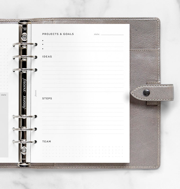 filofax-projects-goals-tracker-refill-a5 image 2