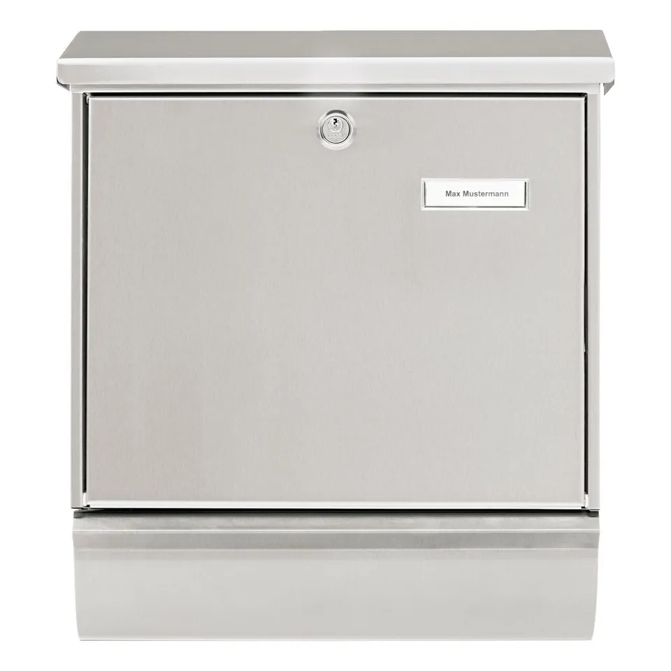 burg-w-chter-comfort-set-39130-ni-cassetta-lettere-inox-c4-con-portaliviste image 1