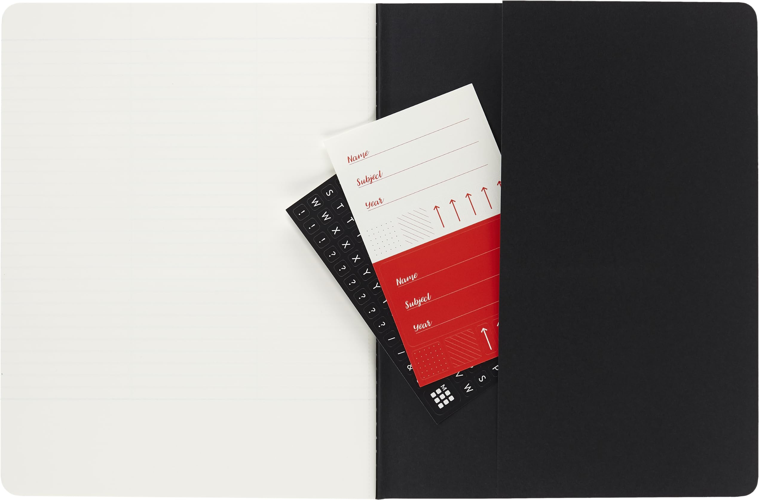 moleskine-subject-cahier-journal-set-2-quaderni-extra-large-19-x-25-cm-nero-e-ma image 5