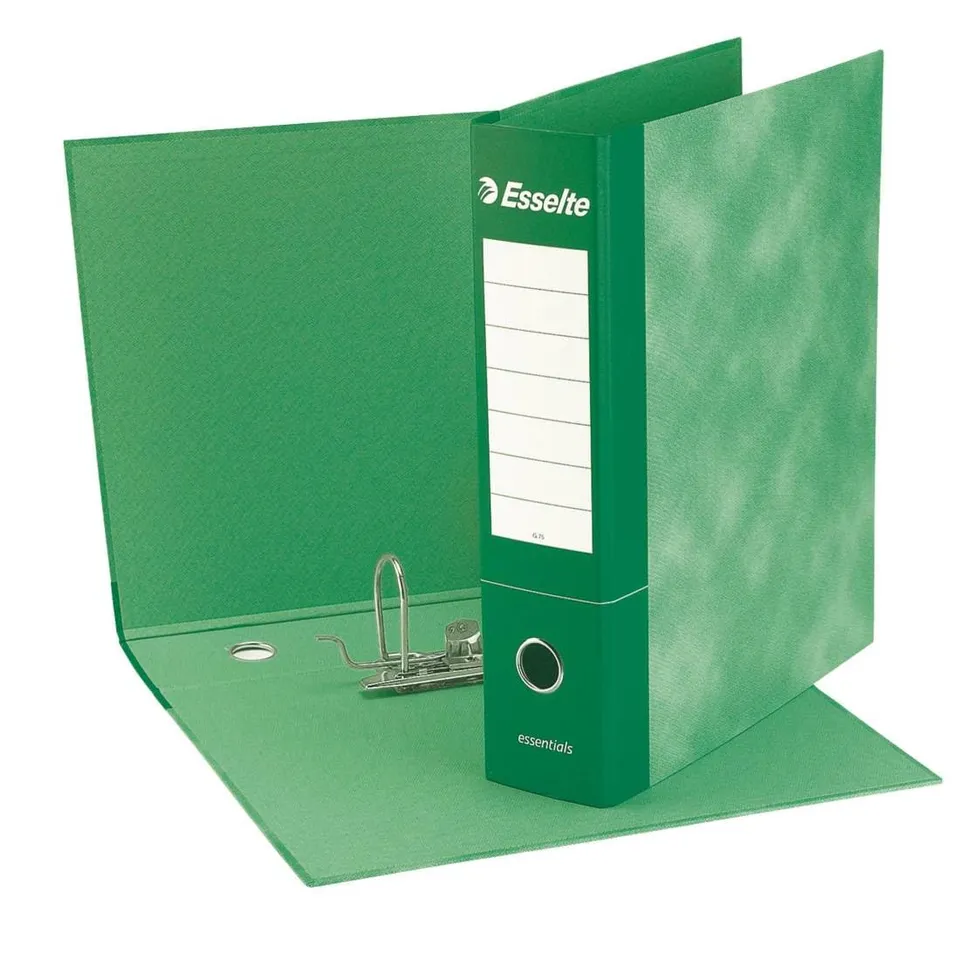 esselte-essentials-registratore-23x33-cm-dorso-5-cm-verde image 1