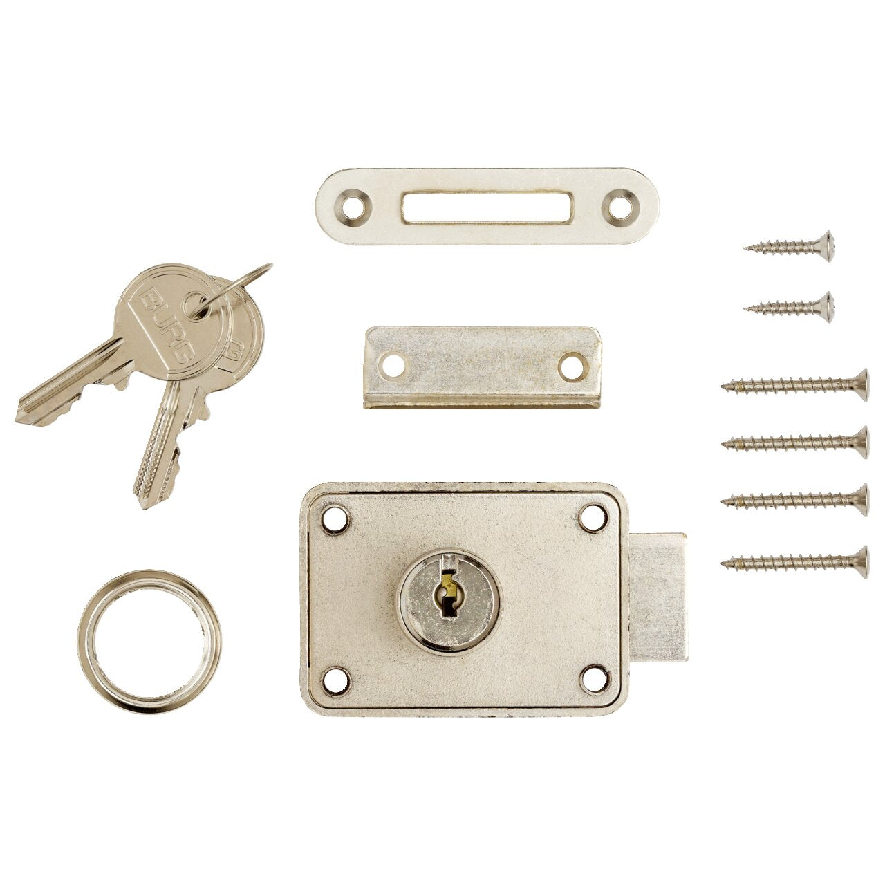 burg-w-chter-mz-83-accessorio-tecnica-di-chiusura-in-ottone-nichelato image 3