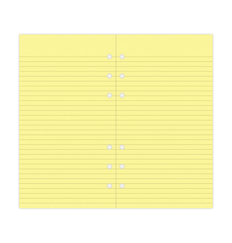 filofax-block-notes-a-righe-giallo-personal-100-fogli image 4