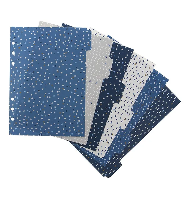 filofax-indigo-divisori-a5-per-organiser-e-clipbook-set-6-pezzi image 1