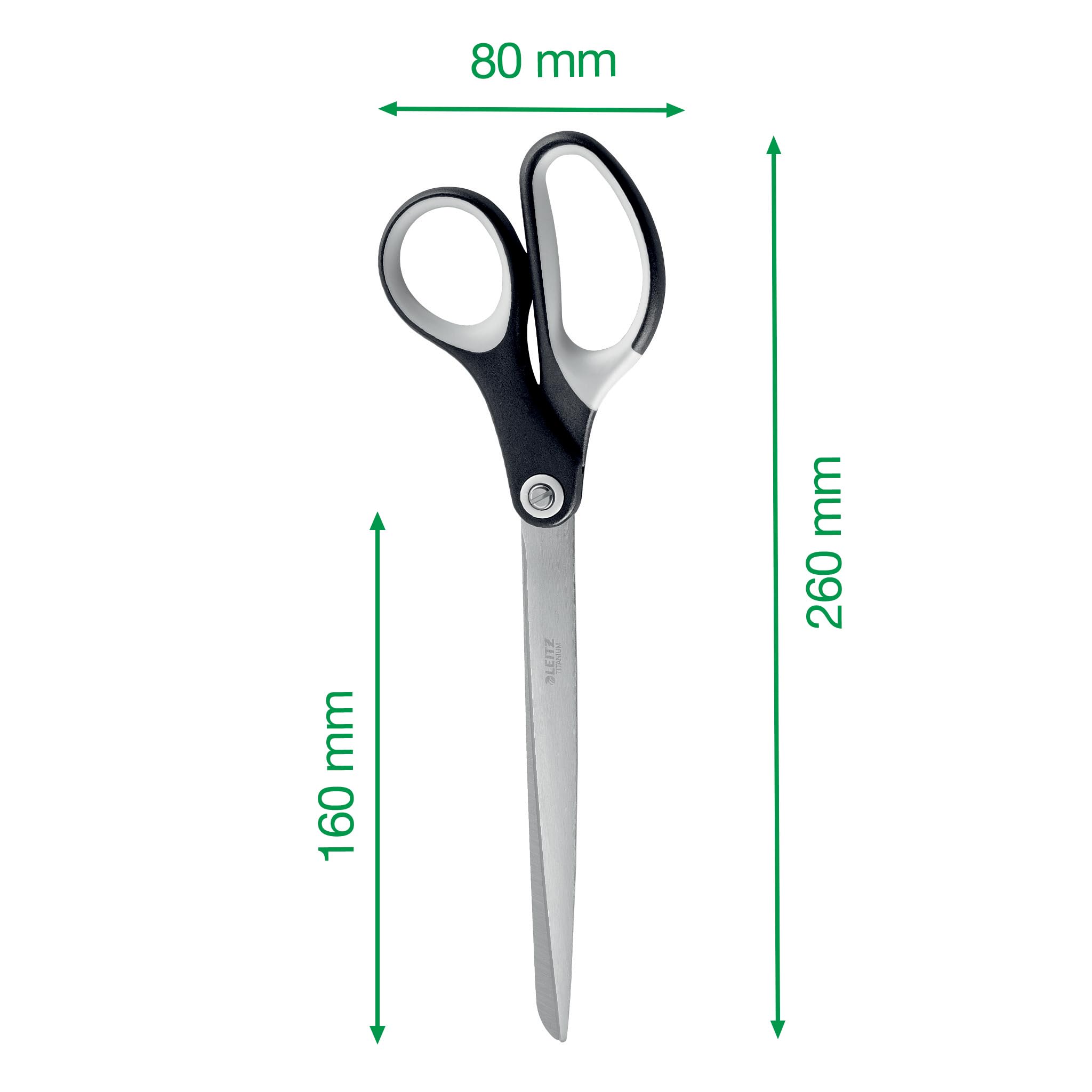 leitz-forbici-in-titanio-260-mm-nere-antimanomissione-54186095 image 4