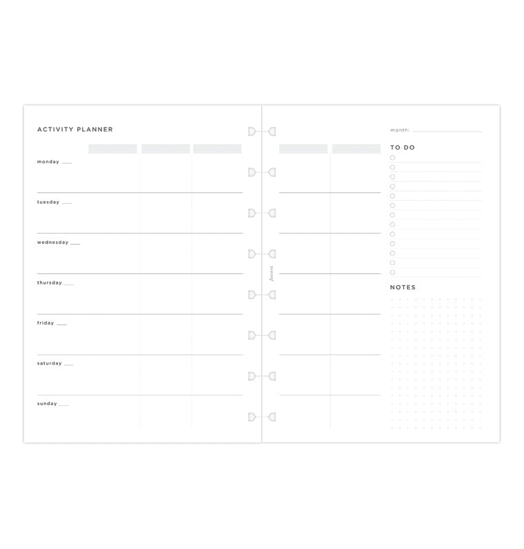 filofax-activity-planner-notebook-refill-a5 image 3