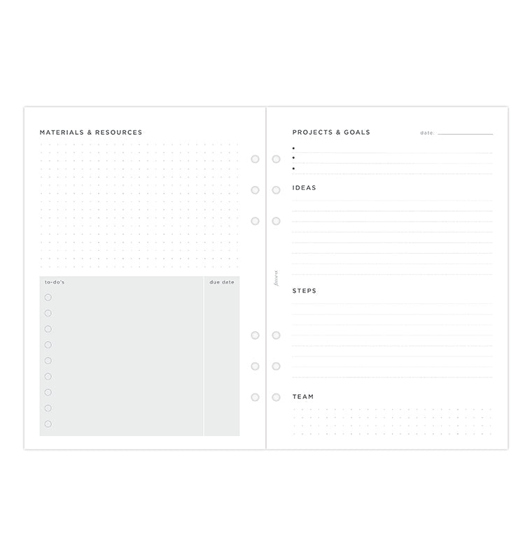 filofax-projects-goals-tracker-refill-a5 image 5
