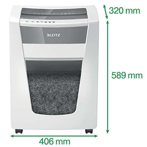 leitz-iq-office-pro-distruggidocumenti-microtaglio-p5-7-fogli-30l-bianco image 8