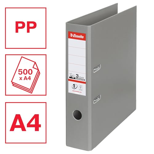esselte-raccoglitore-a-leva-a4-grigio-500-fogli-pp-fsc image 8