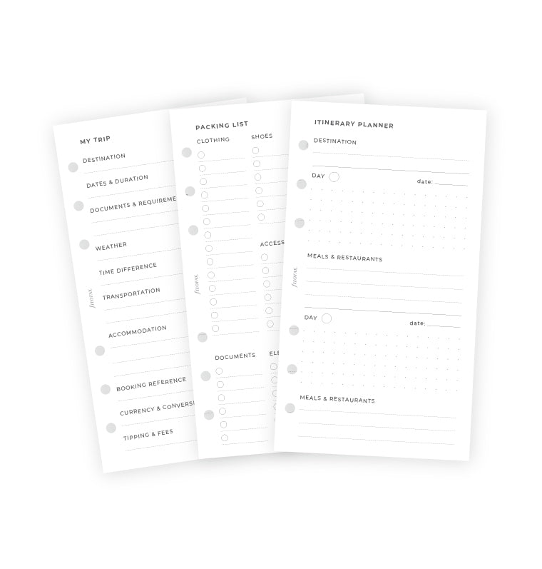 filofax-travel-planner-personal-refill-viaggio image 5