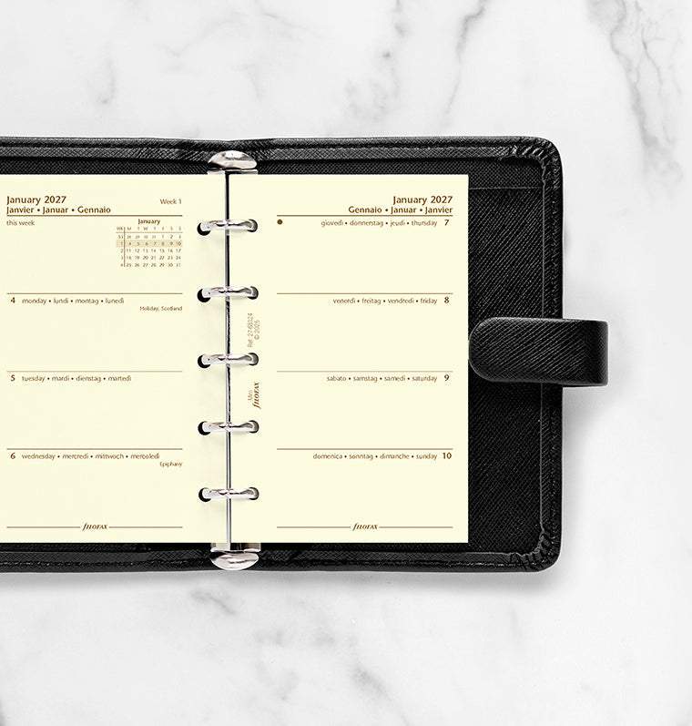 filofax-calendario-1-settimana-su-2-pagine-mini-multilingua-2027-2 image 2