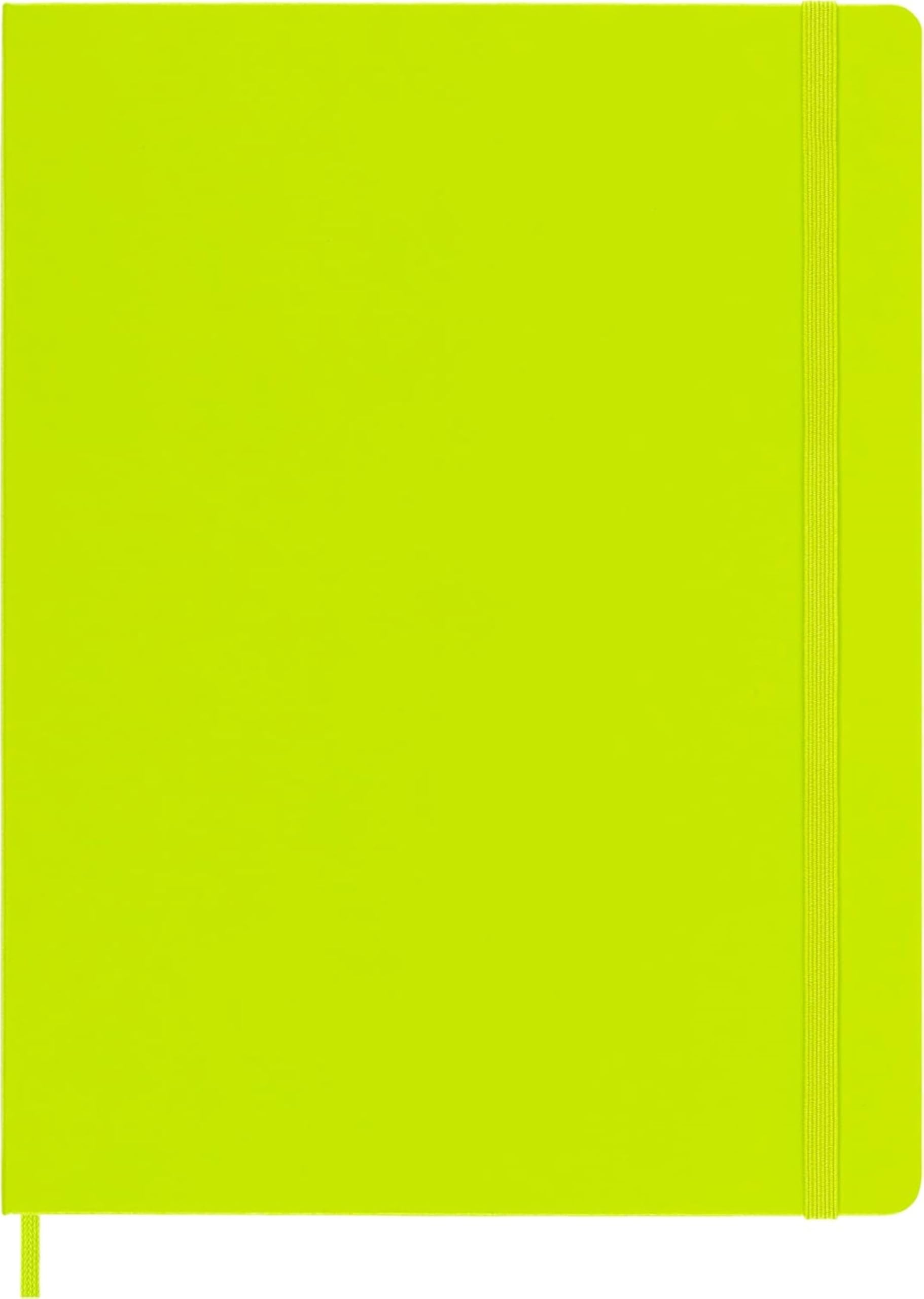 moleskine-classic-notebook-xl-19x25-cm-pagine-bianche-verde-limone image 2