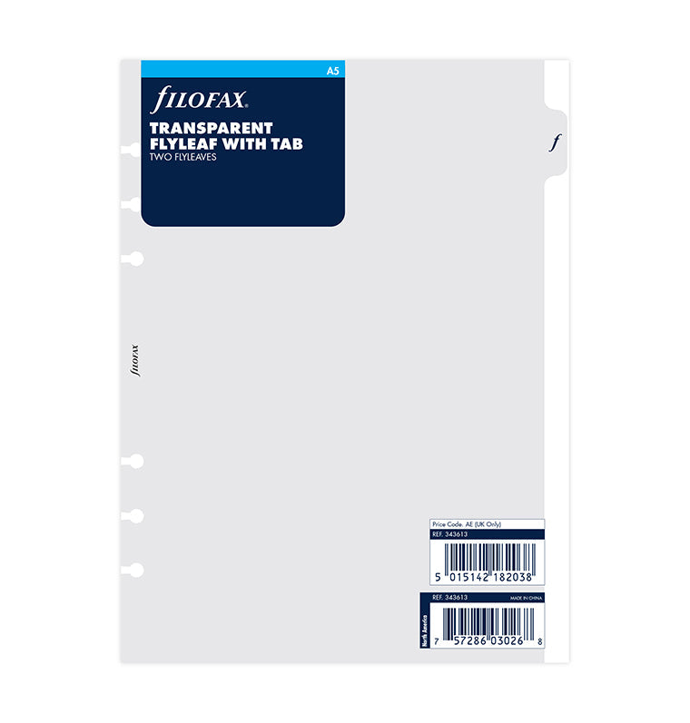 filofax-divisorio-rigido-trasparente-con-tab-a5 image 1