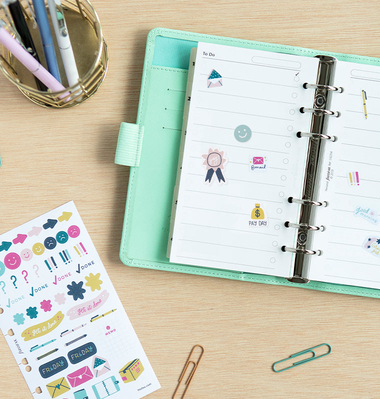 filofax-everyday-study-work-stickers-set-6-fogli-a5 image 3