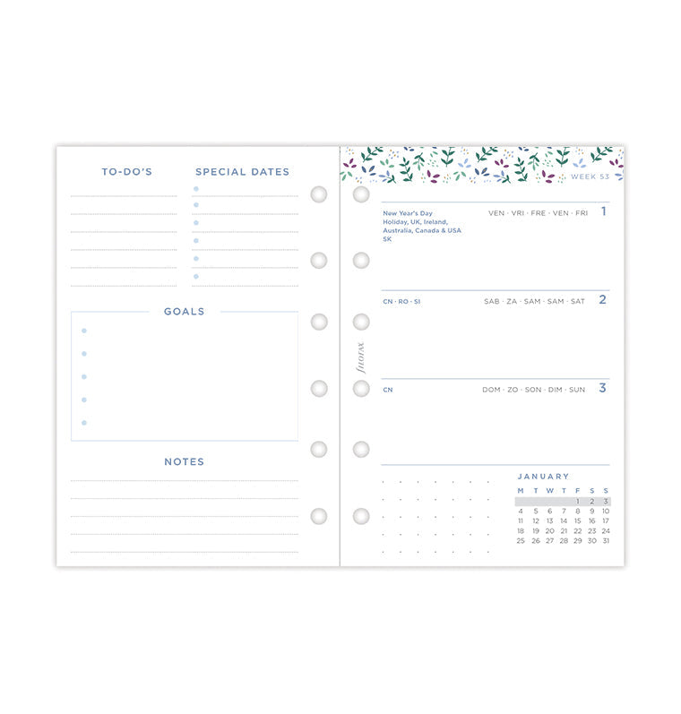 filofax-diario-settimanale-garden-pocket-multilingua-2027 image 6