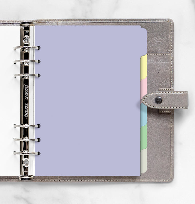 filofax-divisori-pastello-a5-six-tabs-6-linguette image 2