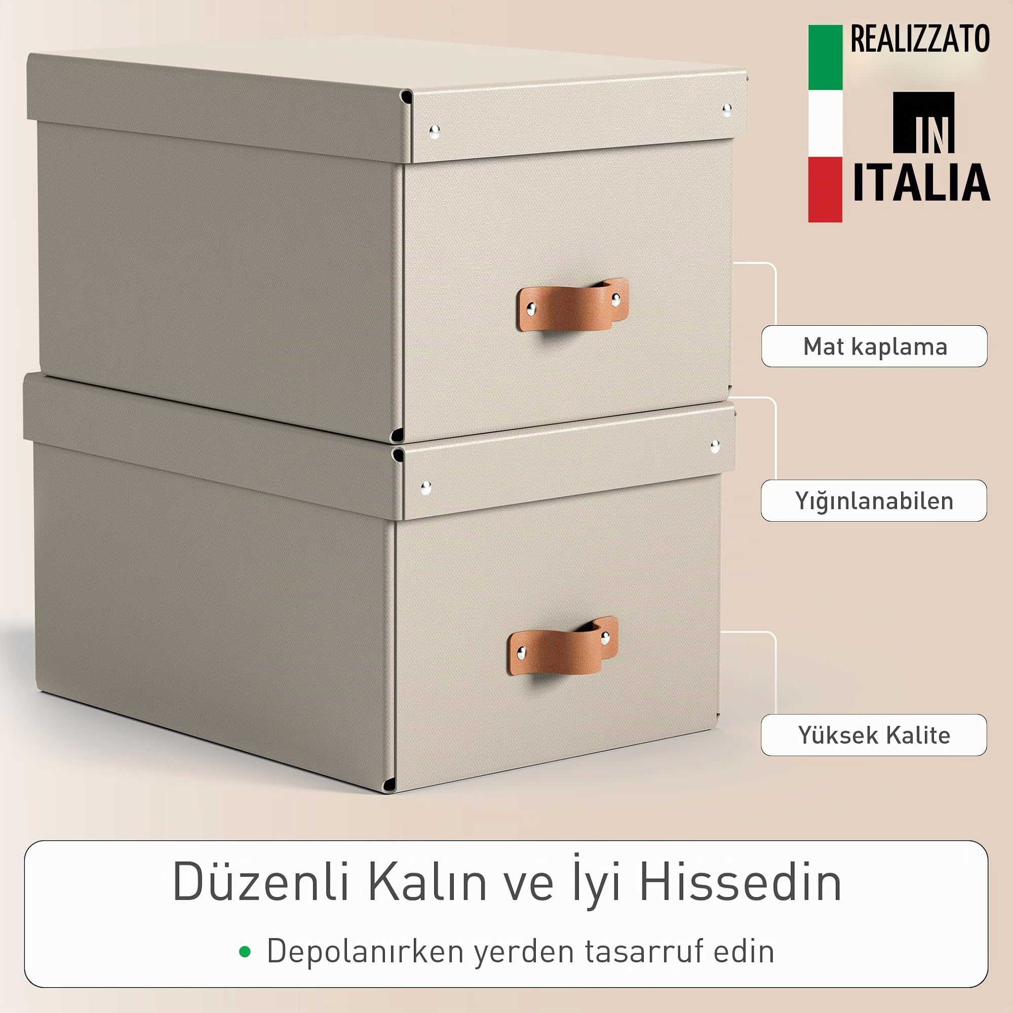 leitz-puro-set-2-scatole-portaoggetti-medie-17-l-tortora image 4
