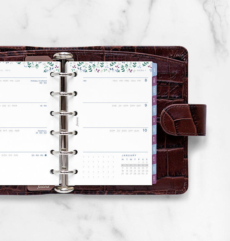 filofax-diario-settimanale-garden-pocket-multilingua-2027 image 2