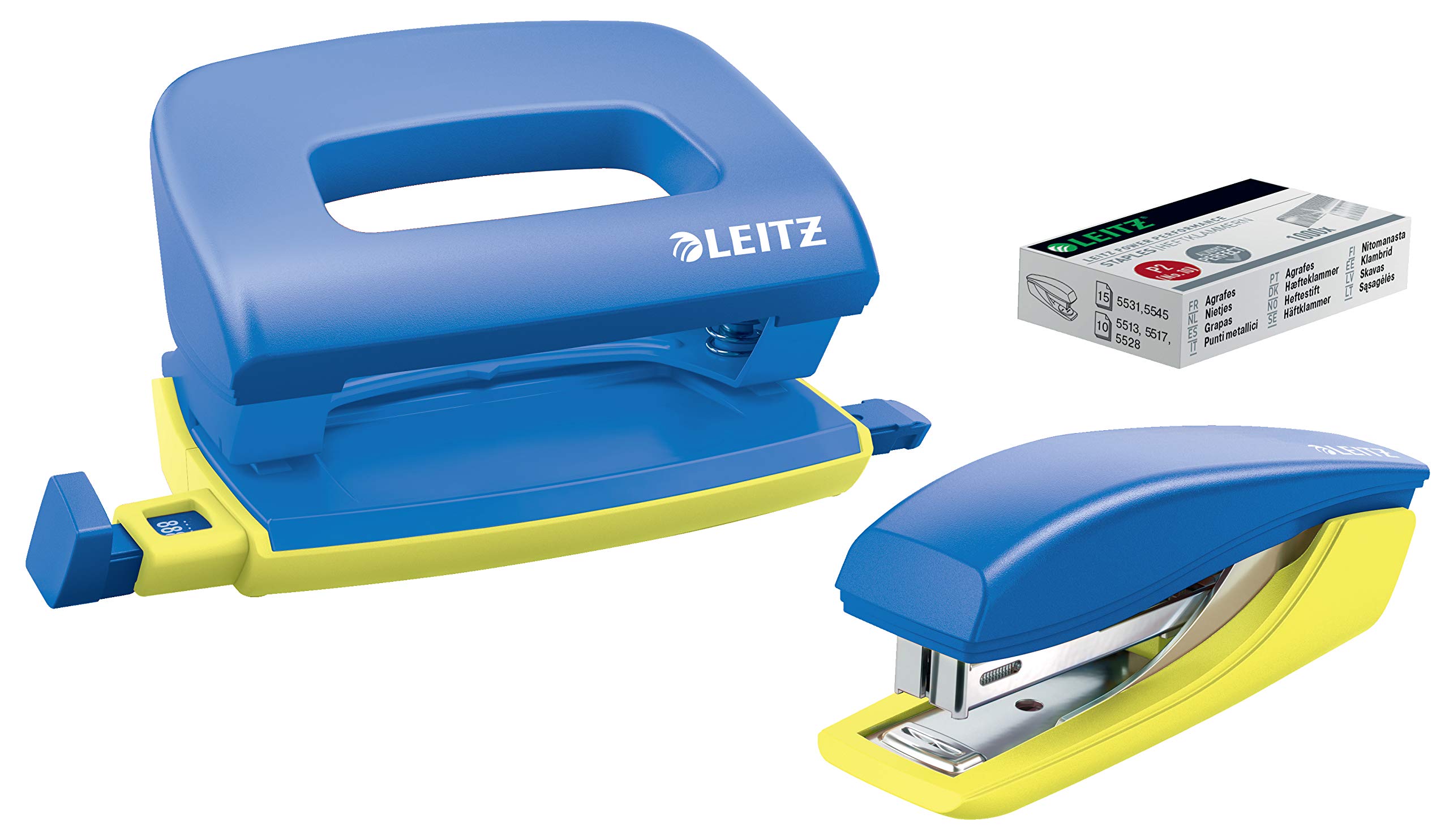 leitz-wow-set-mini-cucitrice-perforatore-10-fogli-blu image 7