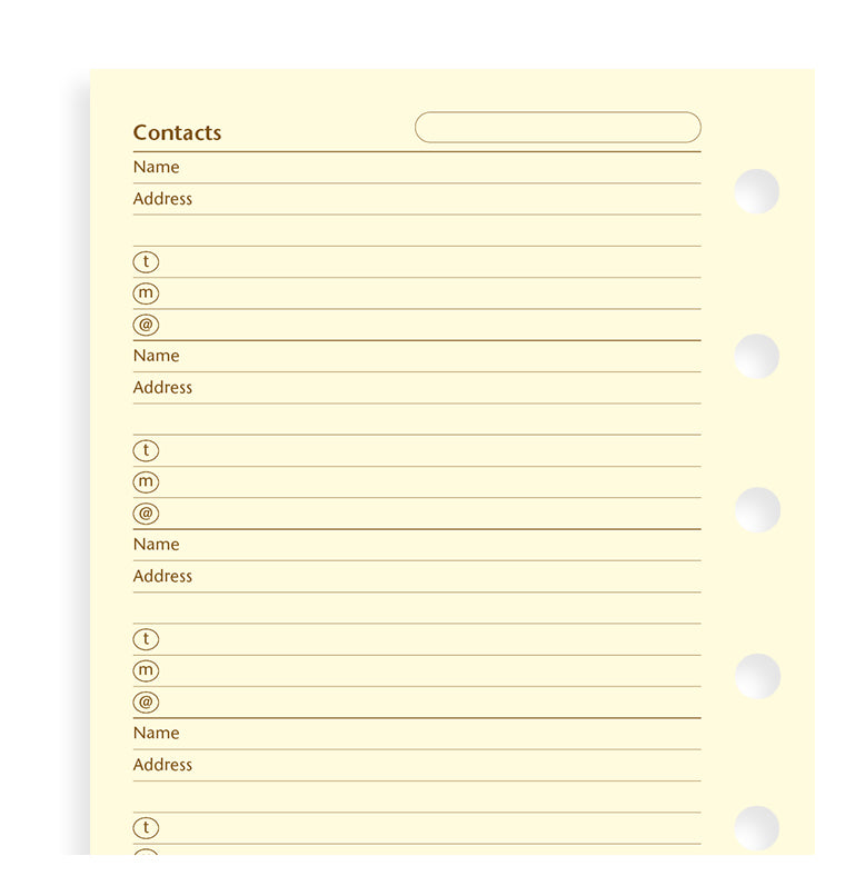 filofax-rubrica-completa-crema-pocket-20-fogli image 5