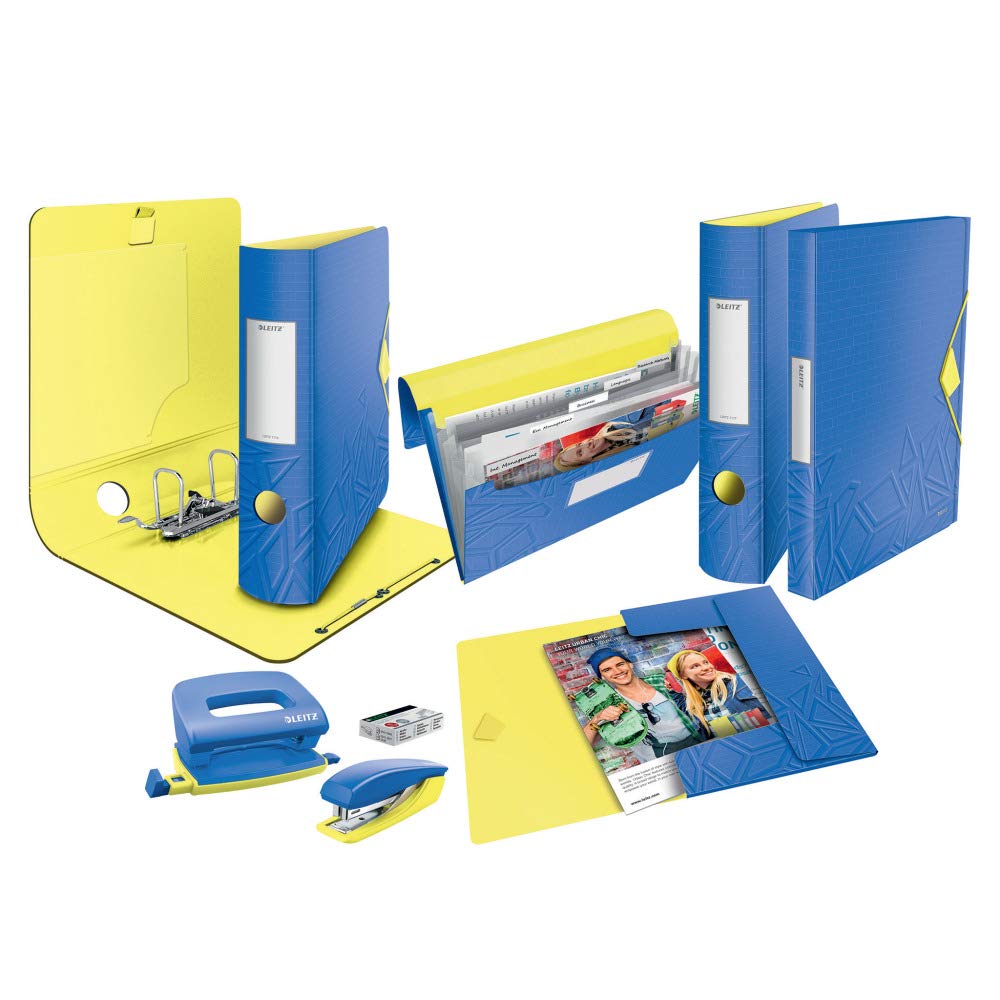 leitz-raccoglitore-a-leva-180-urban-chic-a4-dorso-65-mm-blu image 4