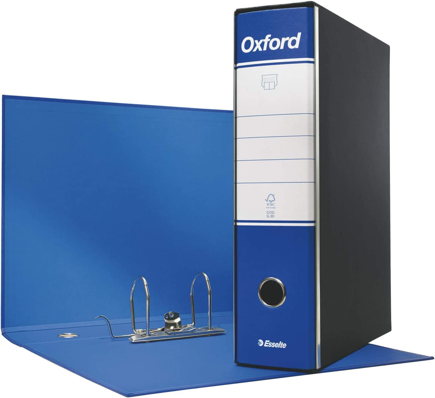 esselte-oxford-box-g85-set-6-raccoglitori-a4-50-buste-perforate-antiriflesso image 2
