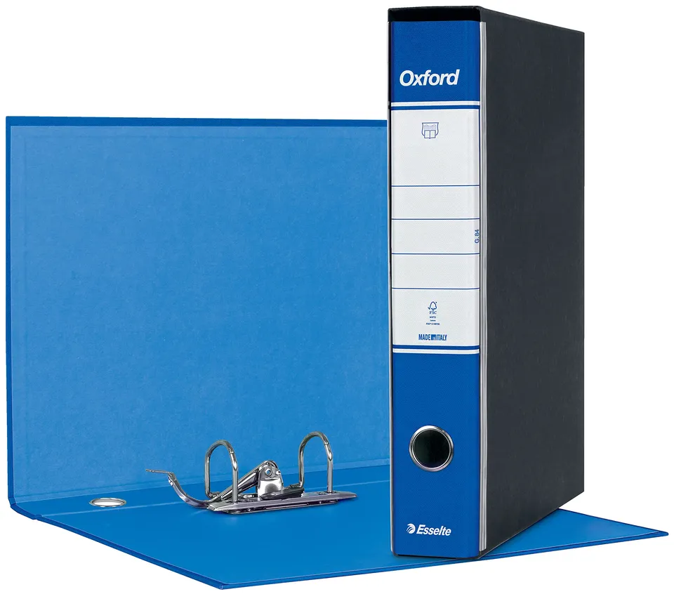 esselte-oxford-g84-registratore-protocollo-dorso-5-cm-blu image 1