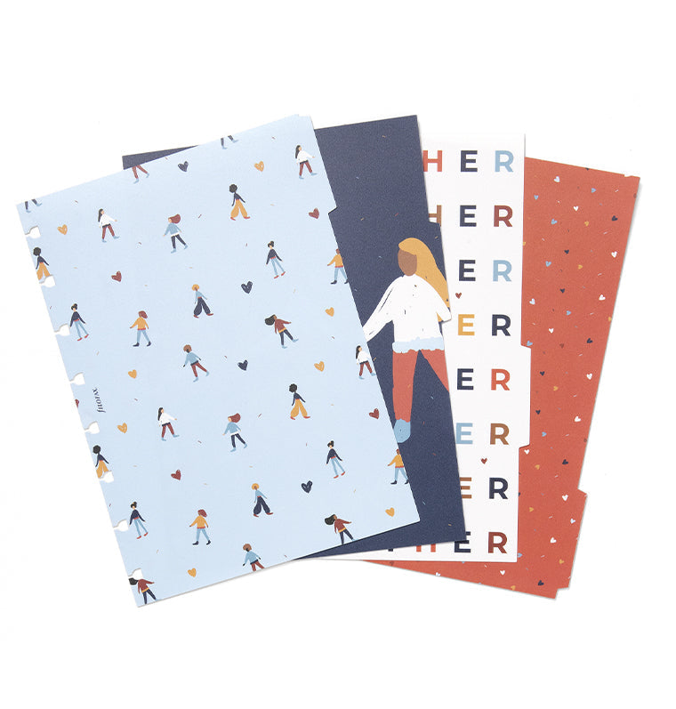 filofax-together-divisori-per-notebook-ricaricabile-a5-set-4-pezzi image 1