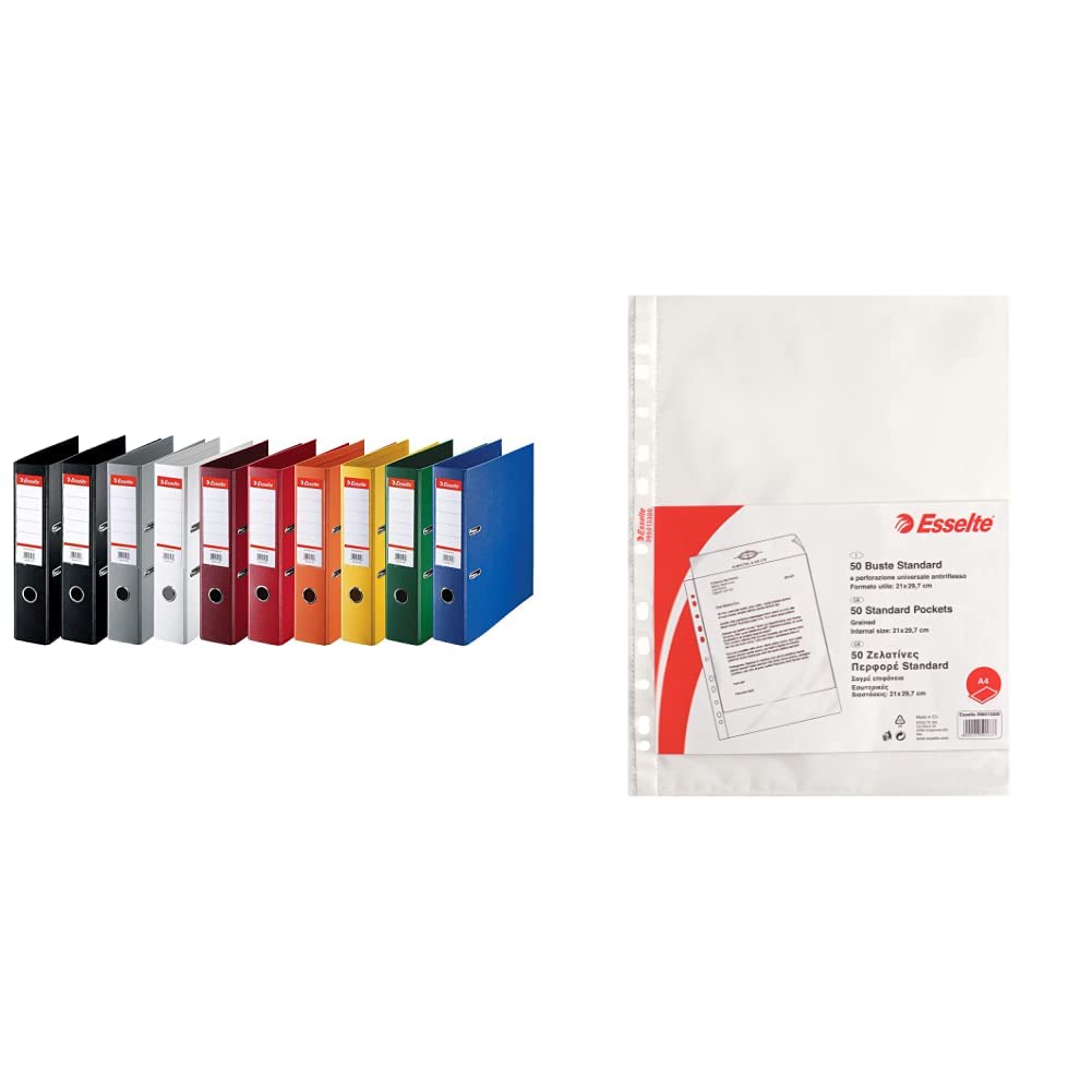 esselte-essentials-raccoglitori-a-leva-a4-dorso-75-mm-550-fogli-10-pezzi-assorti image 6