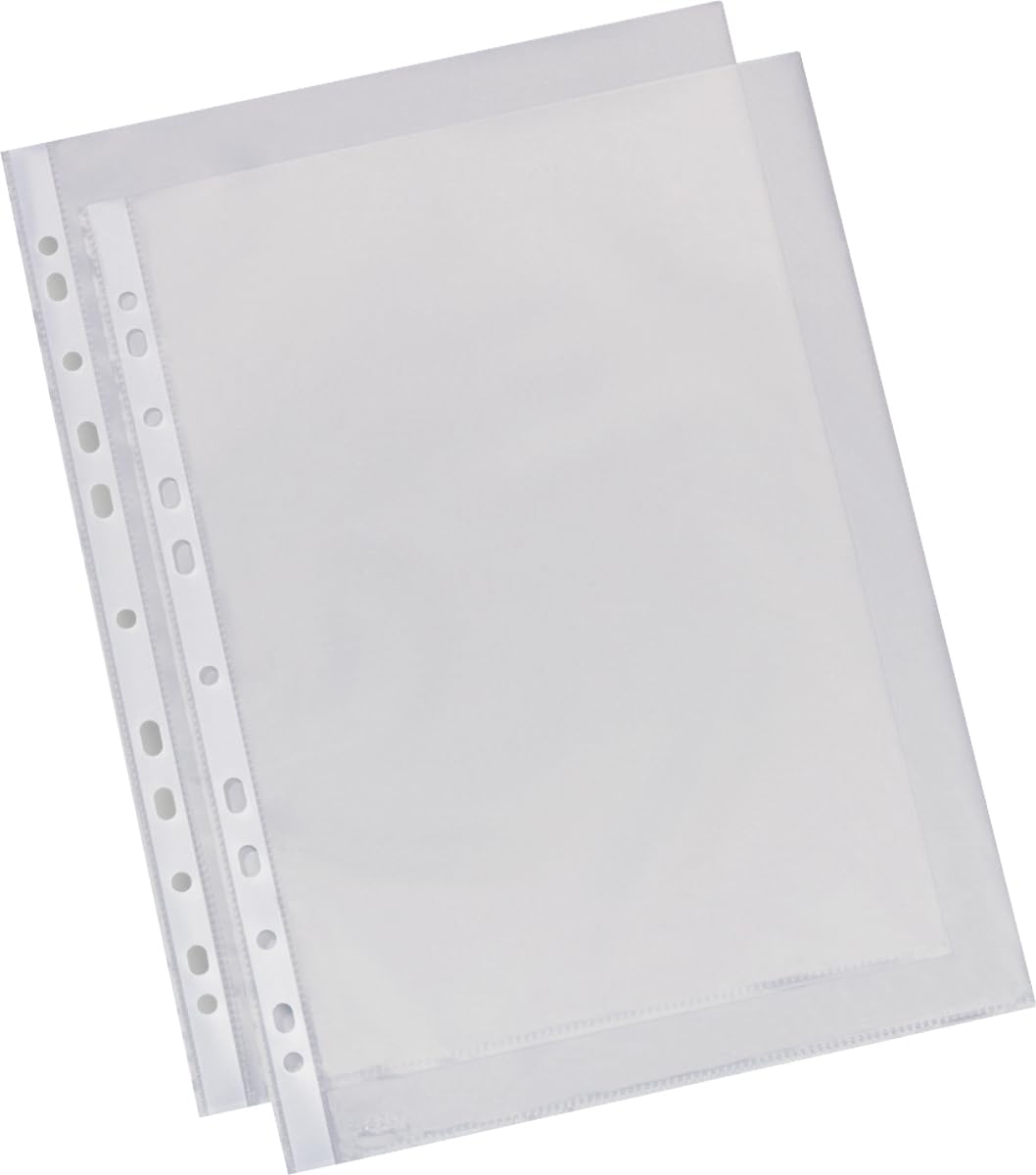 esselte-standard-set-100-buste-trasparenti-a4-opache-56171 image 1