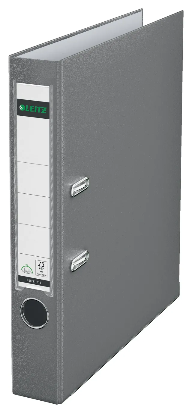 leitz-180-registratore-commerciale-dorso-5-2-cm-grigio image 1