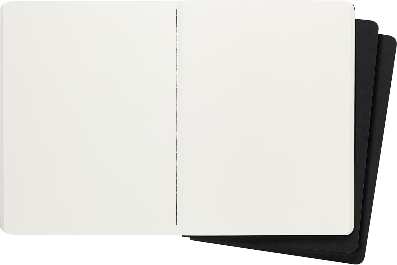 moleskine-cahier-journal-set-3-quaderni-xl-19x25-cm-nero-pagine-bianche-120-pagi image 4