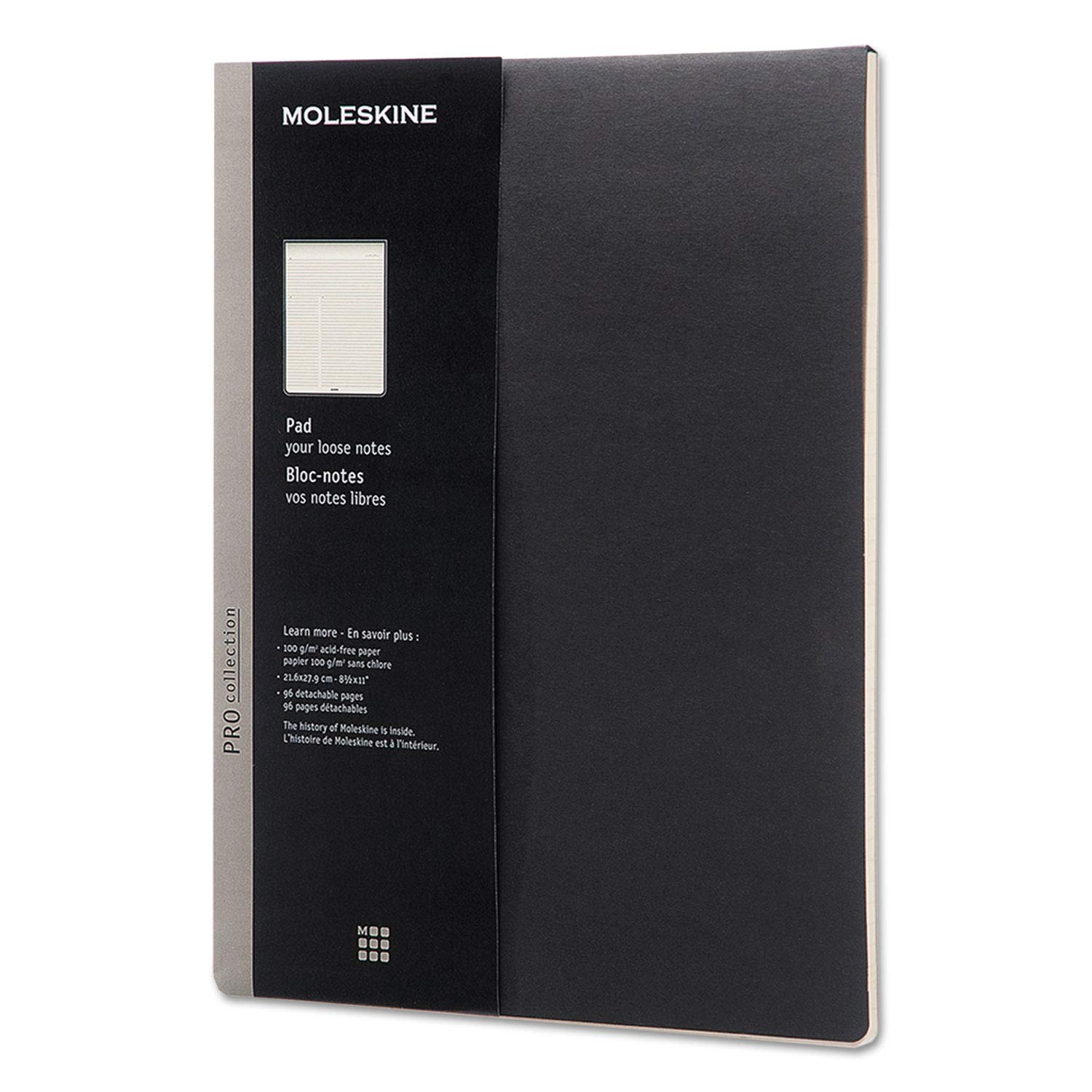 moleskine-pro-pad-taccuino-appunti-large-13x21-cm-nero-fogli-staccabili image 5