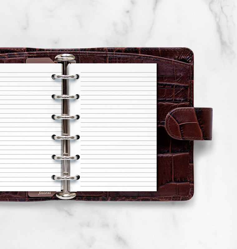 filofax-fogli-a-righe-bianchi-pocket-25-fogli image 2